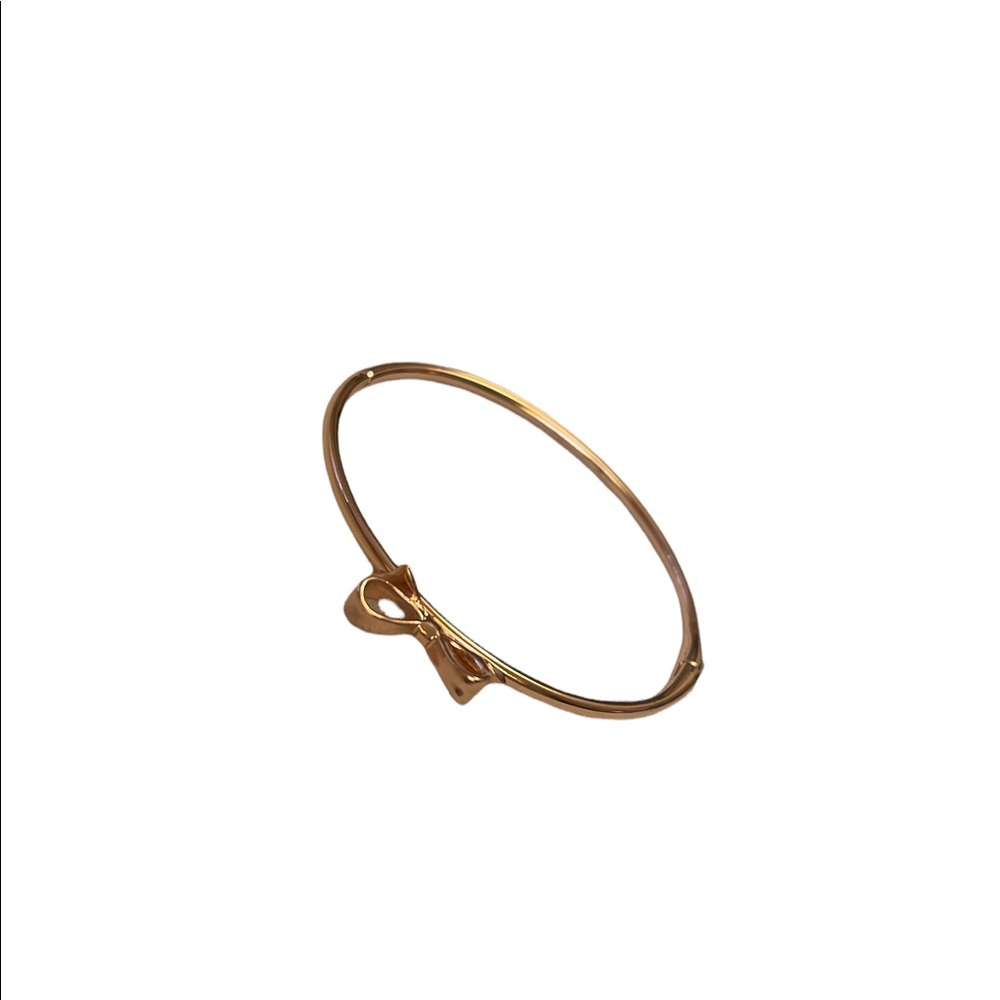 Kate Spade Copper Bow Thin Bracelet